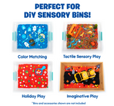 Playfoam Pluffle — Pack of 4 (Blue, Red, Black, Orange)